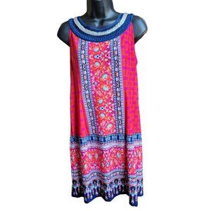 Studio One New York Women's Petite Small Pink Sleeveless Dress PS 995